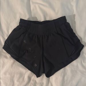 Lululemon Athletica Midnight Black Athletic Shorts